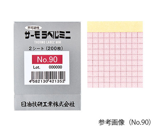 1-630-04 サーモラベル(R)ミニシリーズ(不可逆) No.65日油技研工業