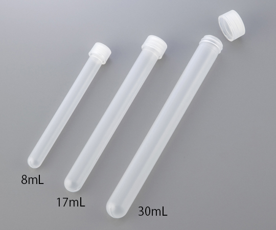 1-6403-03 PPネジ口試験管 30mL マルエム