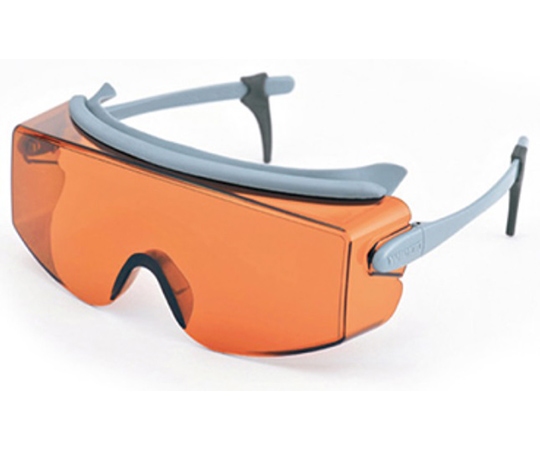 1-6701-03 レーザー光吸収メガネ(1/100減衰一部透過) アルゴン YL-717M山本光学