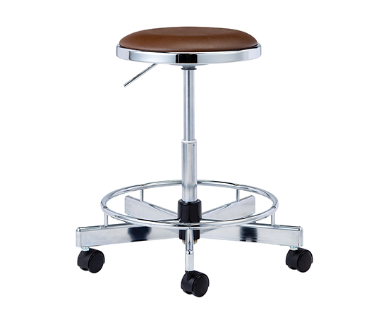 アズワン1-7529-12　［受注停止］導電チェアー（リング付き）　ダークブラウン TD-EH25L-Zアズワン