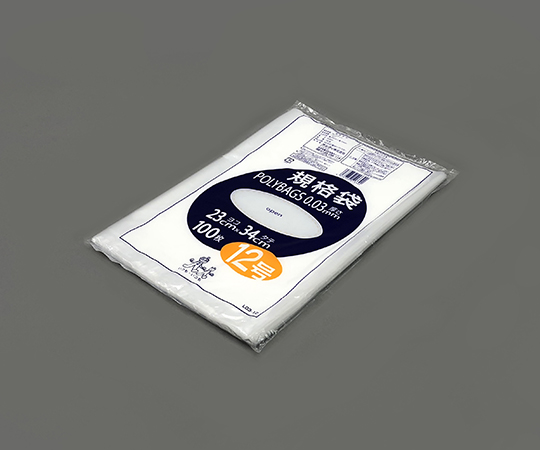 1-8279-12 ポリバック規格袋（0.03mm） 230×340mm 100枚 L03-12オルディ