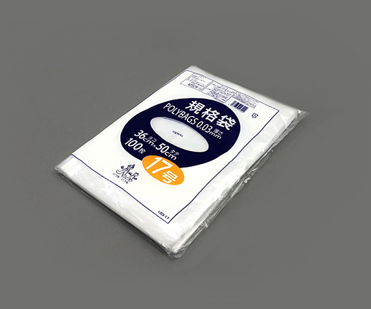 1-8279-17 ポリバック規格袋（0.03mm） 360×500mm 100枚 L03-17オルディ