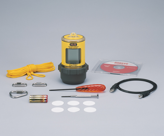 【校正対応】1-8292-04 拡散式硫化水素測定器 GHS-8AT（1000）ガステック