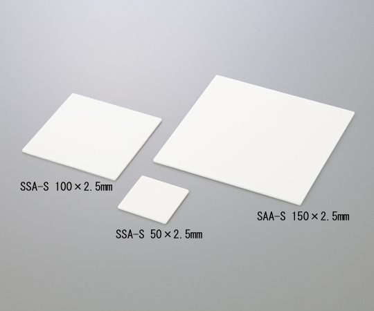 1-8321-02 焼成用セッター （アルミナ SSA-S） 100×2.5mm SSA-S 100×2.5mmニッカトー