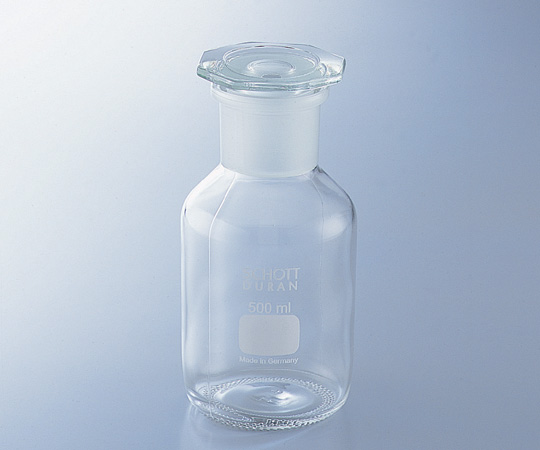 1-8398-02 試薬瓶（広口・栓付き）（デュラン(R)） 白 100mL 211852403SCHOTT/DURAN