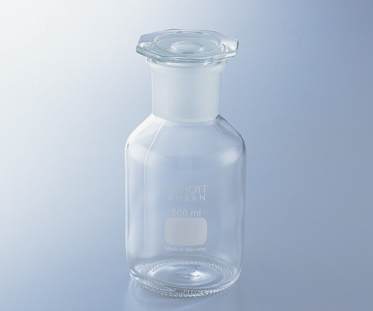 1-8398-03 試薬瓶（広口・栓付き）（デュラン(R)） 白 250mL 211853605SCHOTT/DURAN
