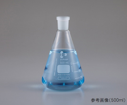 1-8407-04 NS共通摺合三角フラスコ 50mL 3.0229.28SCHOTT/DURAN