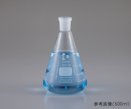 1-8407-14 NS共通摺合三角フラスコ 500mL 3.0229.58SCHOTT/DURAN