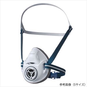 1-8456-16 防じん・防毒両検定マスク L 白磁 TW01(L)WH重松製作所