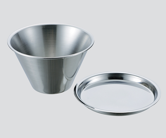 1-8467-08 ステンレス容器(ボウル型・フタ付き)100mL No.683(ボウル型・フタ付き)丸山ステンレス