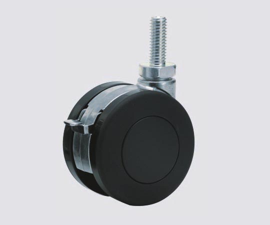 1-8486-02 キャスター(ねじ込み式) ナイロンφ60mm ストッパー付 エレクター