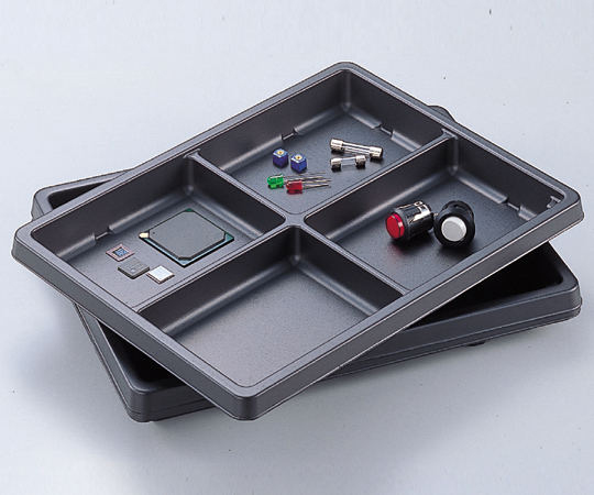 1-8498-01 ESDパーツトレー （4室・3枚入り） F-21ホーザン