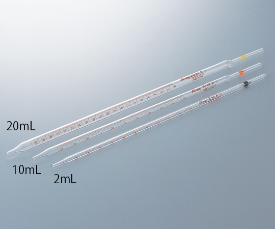 【校正対応】1-8568-06 中間メスピペット 2mL アズワン