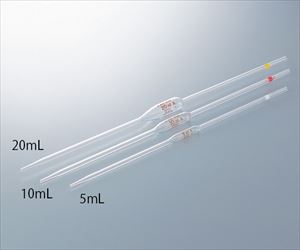 1-8570-08-20 ホールピペット 2mL （クラスA） JCSS校正付 アズワン