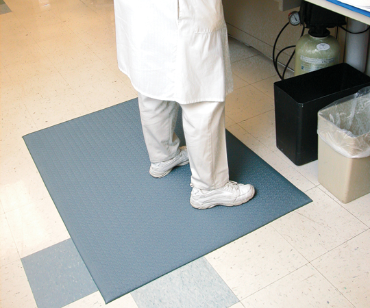 1-8629-01 疲労軽減マット（コンフォートキング（TM）アンチミクロバイアル） CKAM23GYルドロー