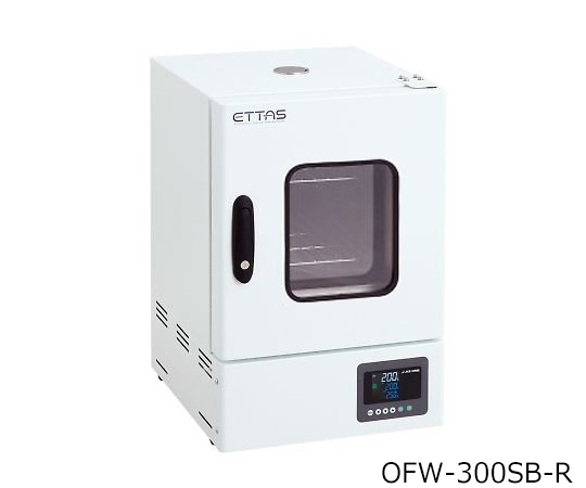 1-9000-34-22 定温乾燥器（強制対流方式） スチールタイプ・窓付き 右扉 出荷前点検検査書付 OFW-300SB-Rア