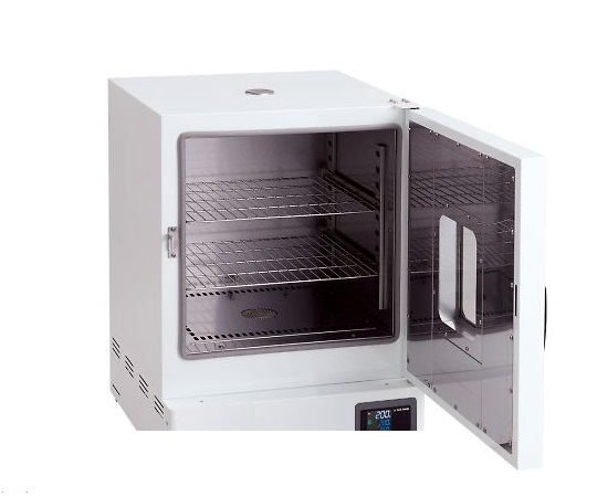 1-9000-35-22 定温乾燥器（強制対流方式） スチールタイプ・窓付き 右扉 出荷前点検検査書付 OFW-450SB-Rア