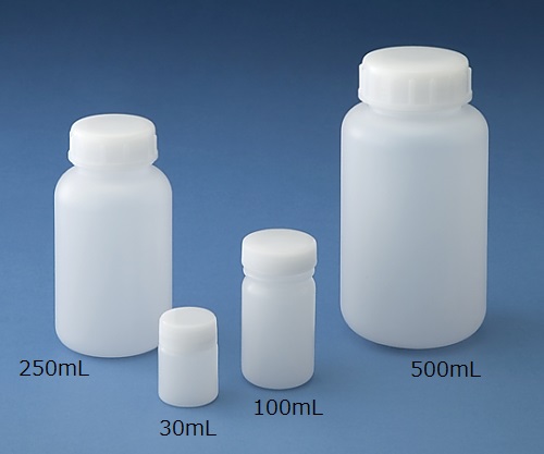 ニッコー10-2809-55　標準規格瓶　丸型広口（ナチュラル）　２Ｌ　ニッコー