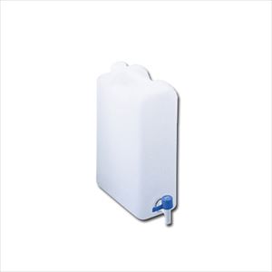 10-5211-55 レバーコック付瓶 平角缶（1ヶロ広口）10L 1個 1052-11ニッコー・ハンセン