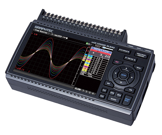 グラフテック2-1423-11-70　多チャンネルデータロガー　レンタル5日　校正証明書付 GL840-Mグラフテック