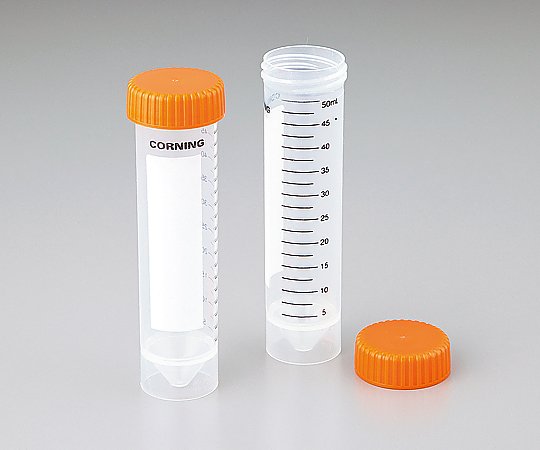 【滅菌】2-2061-11 遠沈管(PP) 50mL 1ケース（25本/袋×20袋入） 430921コーニング