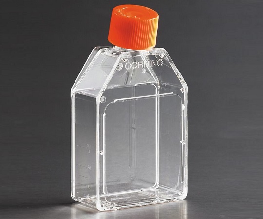 【滅菌】2-2063-01 細胞培養用フラスコ （プラグシールキャップ／カントネック） 70mL 430168コーニング