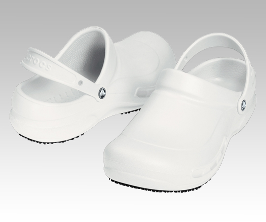 2-2199-09 クロックス(TM)シューズ(ビストロ) ホワイト 30cm 10075-100crocs