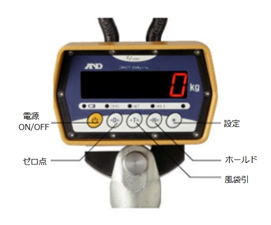 2-2495-06 クレーンスケール FJ-T002iSエー・アンド・デイ
