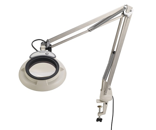 2-3094-15 LED照明拡大鏡（フリーアーム・クランプ取付） 10× SKKL-F型オーツカ光学