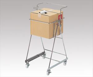 2-3501-03 スチール缶スタンド 浅型ダンボール用 KC-10