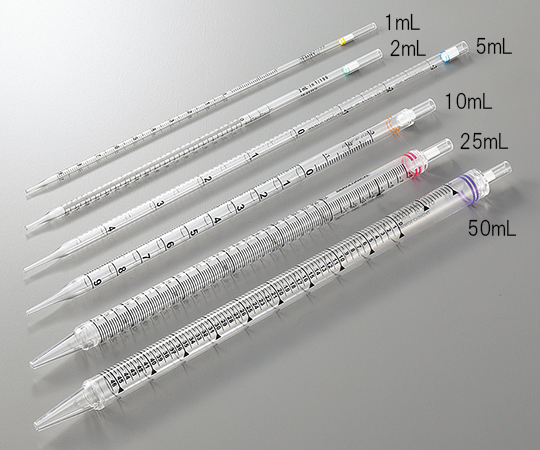 【滅菌】2-4132-02 ビオラモディスポピペット ピーリング小分包装 2mL 緑 500本 ビオラモ(アズワン)
