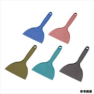 【食品衛生法適合】2-4211-05 スクレイパー ＰＥ ＭＰフーズ(R) Ｓ 黒 MPF-LHS-BKアラム