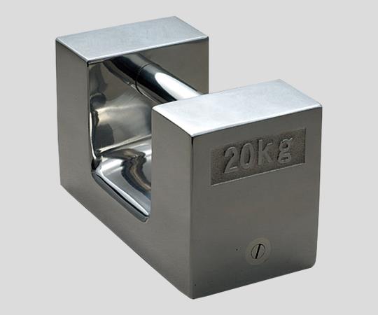 2-470-06-20 枕型分銅 500g JCSS校正証明書付 F2RS-500GA新光電子（ViBRA）