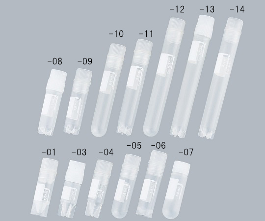 【滅菌】2-5479-09 1.8ml クライオチューブ（スターフット／インナーキャップ） 48×φ12.5 450本 3772