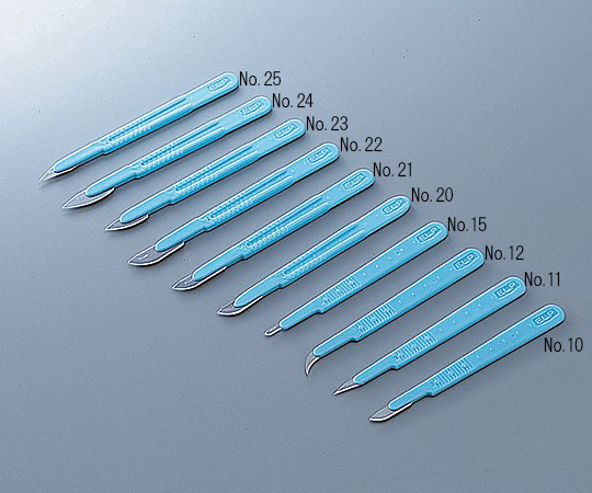 2-5726-09 スカルペル（エルプ） 20本入 No.23秋山製作所