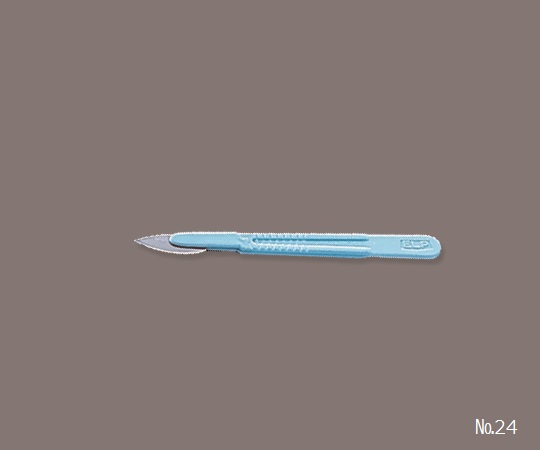 2-5726-10 スカルペル（エルプ） 20本入 No.24秋山製作所