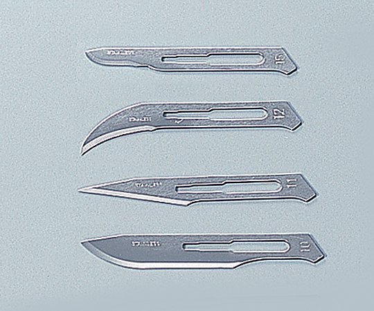 2-5744-12 替刃メス(エルプ) 替刃No.11 100枚入 秋山製作所