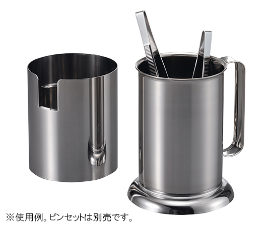 【法人・施設限定】2-6390-11 滅菌缶 φ90×210mm HMK80180N