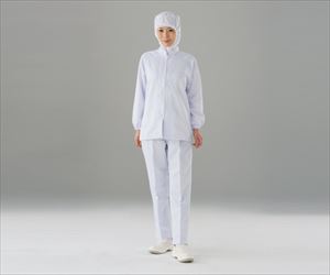 2-7066-03 食品用ユニフォーム男女兼用 コート L FX70740R