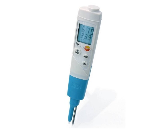 2-7233-01 食品用ｐＨ計（半固体製品用） testo206-2（0563・2062）テストー