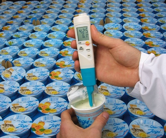 2-7233-01 食品用ｐＨ計（半固体製品用） testo206-2（0563・2062）テストー
