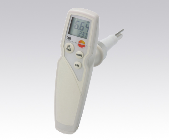 2-7386-01 食品用ｐＨ計（Ｔ字型） testo205テストー