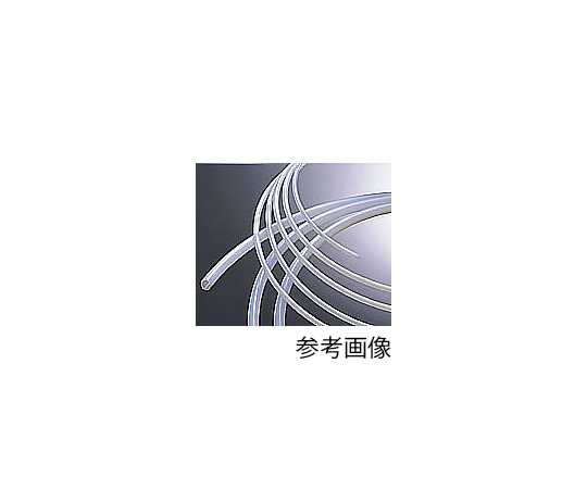 2-799-03 ナフロン（R）PTFEチューブ（インチサイズ） 3／8×1／2φインチ（9.52×12.7φmm） 1巻（10