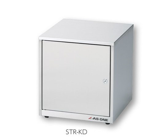 2-821-02 ステンレストレーラック 鍵付扉タイプ STR-KDアズワン