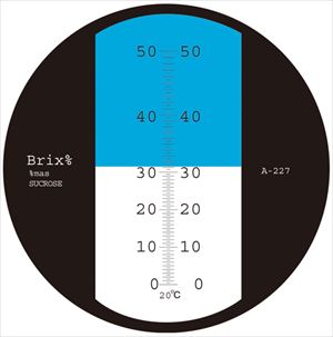 2-8463-01 手持屈折計 高温対応 Ｂｒｉｘ０．０～５０．０％ H-50アタゴ