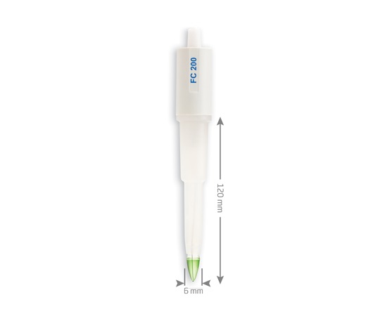 【校正対応】2-8607-11 pH／温度計（判固形商品・乳製品用）用交換用電極 FC 202Dハンナ インスツルメンツ