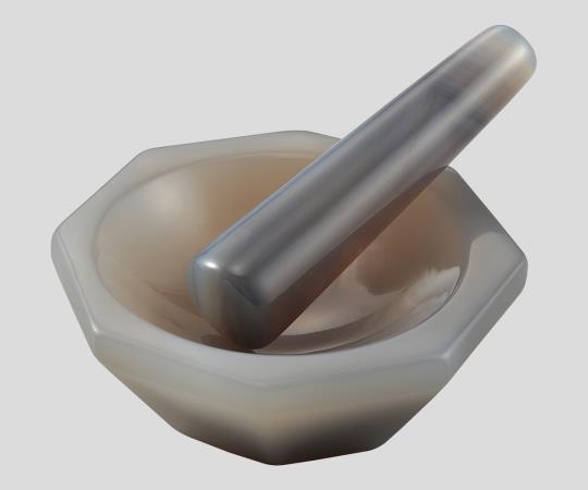 2-887-04 メノー乳鉢(浅型) φ65×φ80×16mm 乳棒付き アズワン