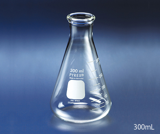 2-9430-08 三角フラスコ 1000mL 4980-1Lコーニング・PYREX