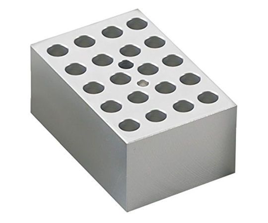 【法人・施設限定】2-9500-12 ドライバス(ビーズ・ウォーターバス兼用)用 ブロック 0.5mLチューブ 20本用 MD-