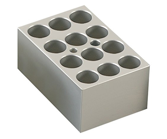 【法人・施設限定】2-9500-15 ドライバス(ビーズ・ウォーターバス兼用)用 ブロック 15mLチューブ 12本用 MD-B